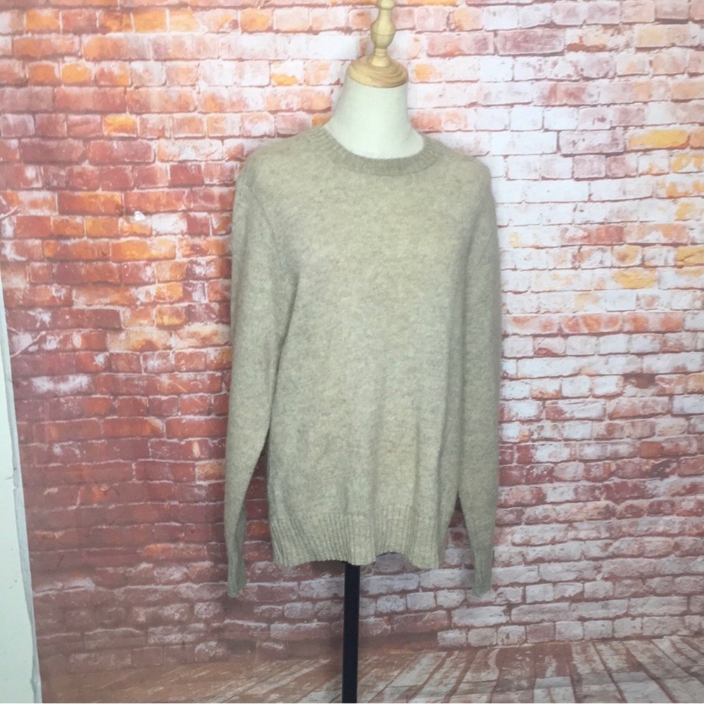 Vintage MCM Robert Bruce Tan Wool Crewneck Sweater